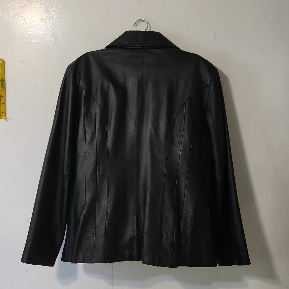 East 5th Genuine Leather Jacket, XL - Picture 3 of 4